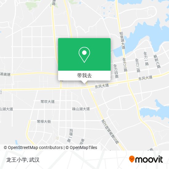 龙王小学地图