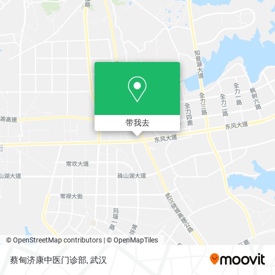 蔡甸济康中医门诊部地图