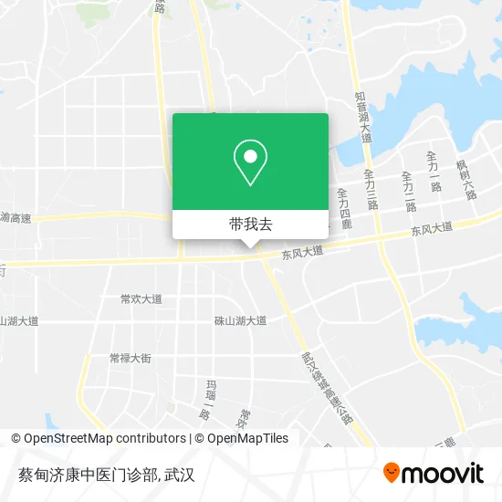 蔡甸济康中医门诊部地图