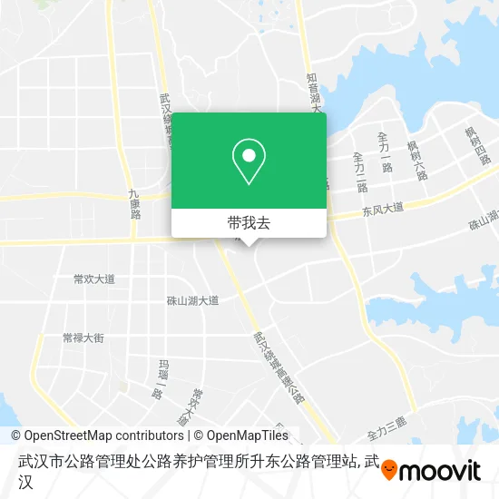 武汉市公路管理处公路养护管理所升东公路管理站地图