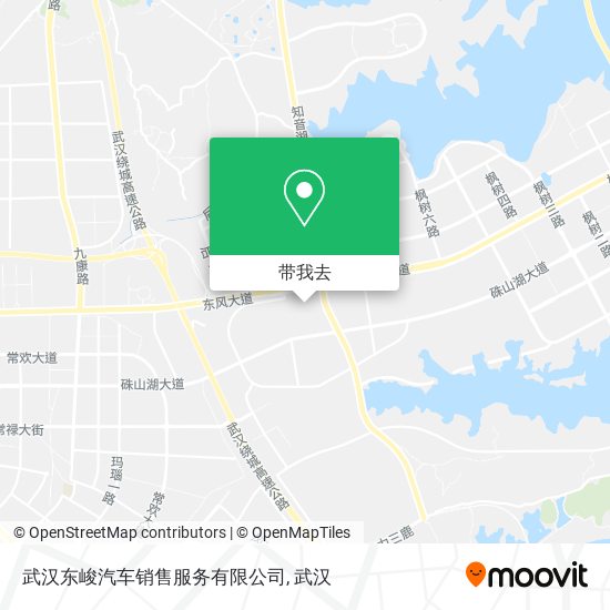 武汉东峻汽车销售服务有限公司地图