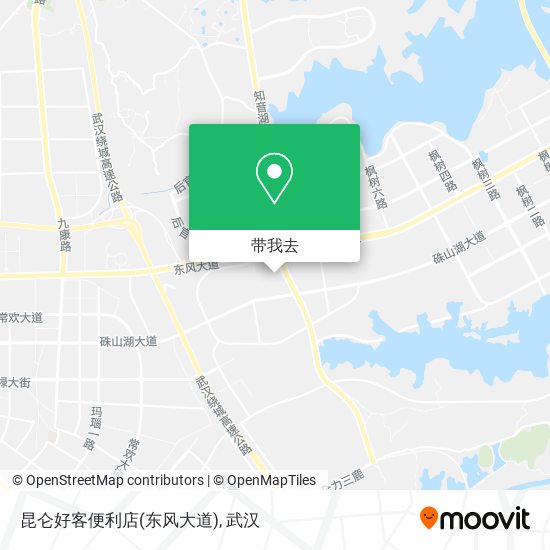 昆仑好客便利店(东风大道)地图