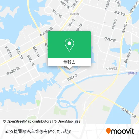 武汉捷通顺汽车维修有限公司地图