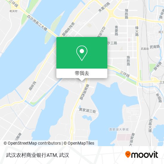 武汉农村商业银行ATM地图