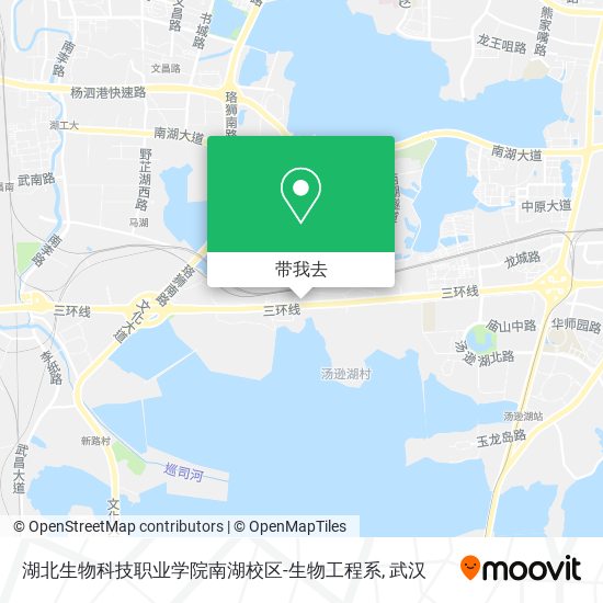 湖北生物科技职业学院南湖校区-生物工程系地图