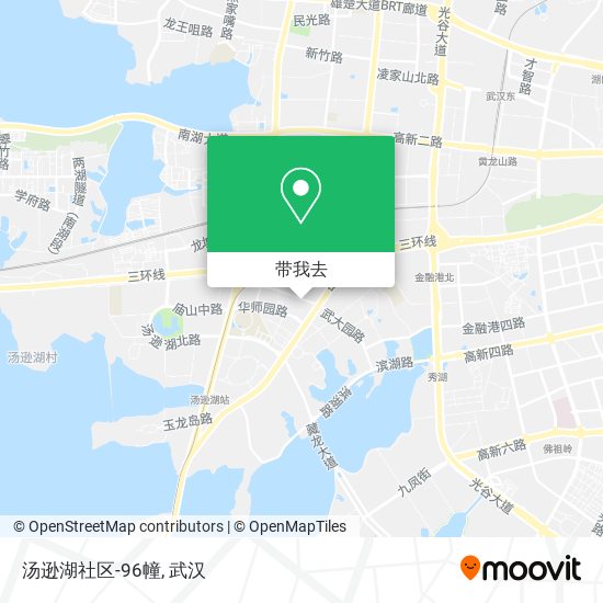 汤逊湖社区-96幢地图