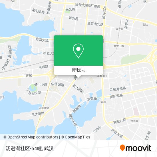 汤逊湖社区-54幢地图