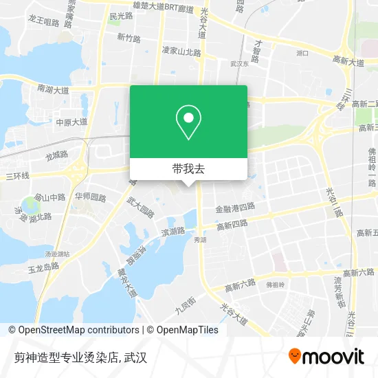 剪神造型专业烫染店地图