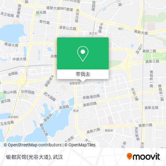 银都宾馆(光谷大道)地图