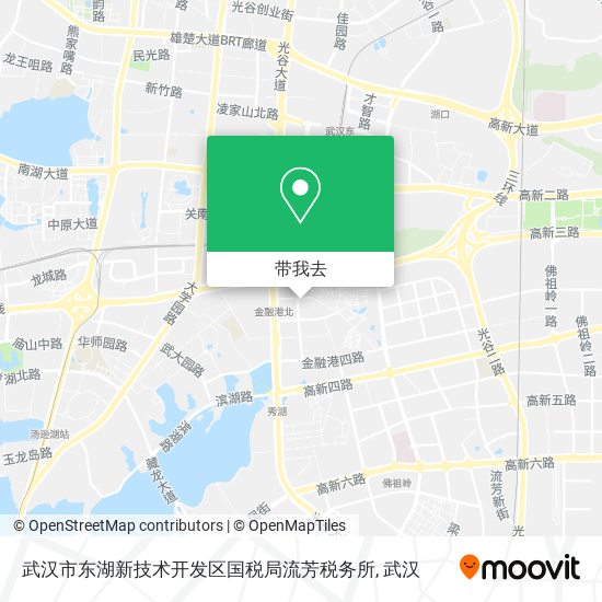 武汉市东湖新技术开发区国税局流芳税务所地图