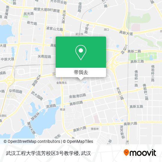 武汉工程大学流芳校区3号教学楼地图