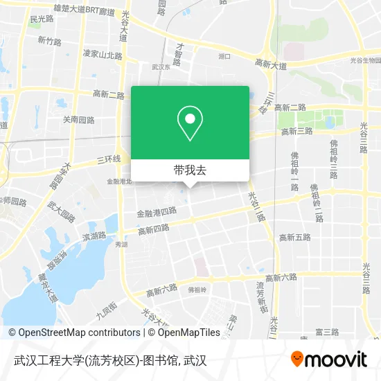 武汉工程大学(流芳校区)-图书馆地图