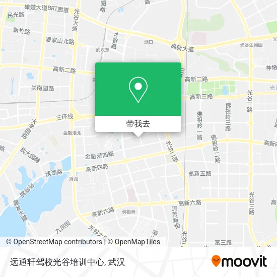 远通轩驾校光谷培训中心地图
