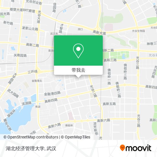湖北经济管理大学地图