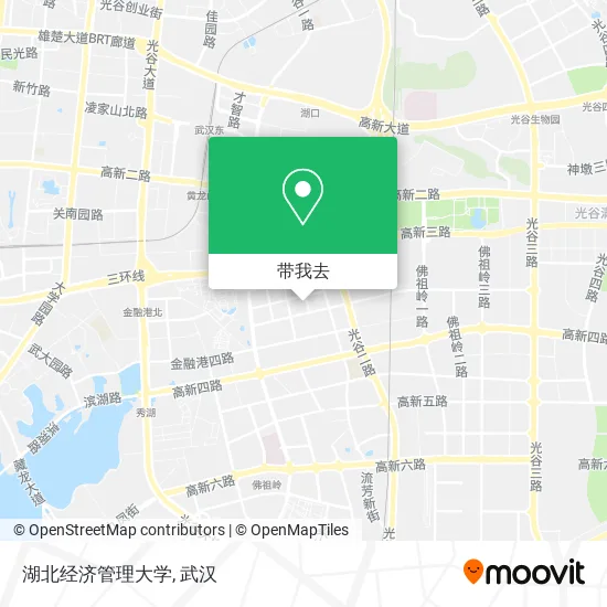 湖北经济管理大学地图