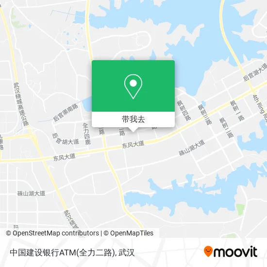 中国建设银行ATM(全力二路)地图