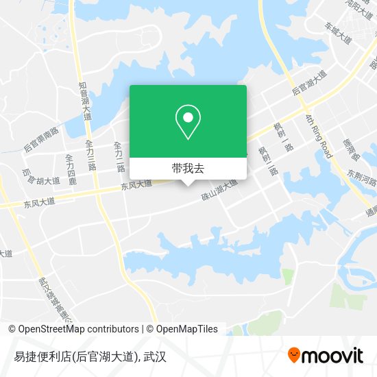 易捷便利店(后官湖大道)地图