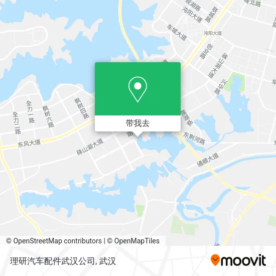 理研汽车配件武汉公司地图