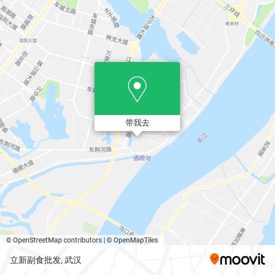 立新副食批发地图