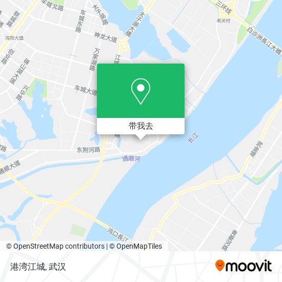 港湾江城地图