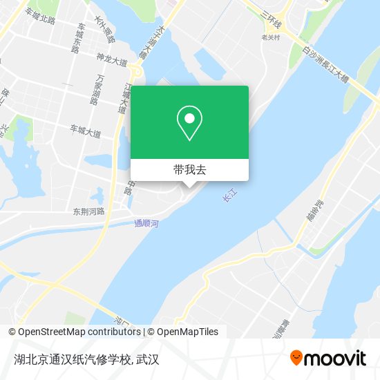 湖北京通汉纸汽修学校地图