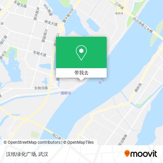 汉纸绿化广场地图