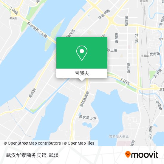 武汉华泰商务宾馆地图