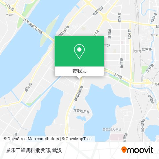 景乐干鲜调料批发部地图