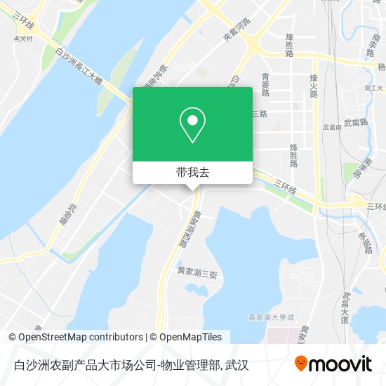 白沙洲农副产品大市场公司-物业管理部地图