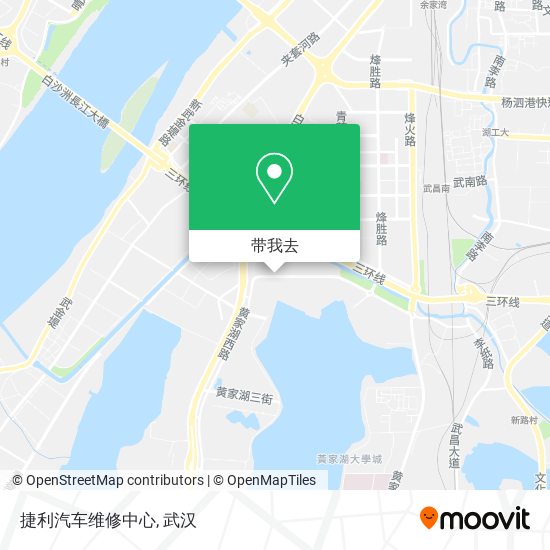 捷利汽车维修中心地图
