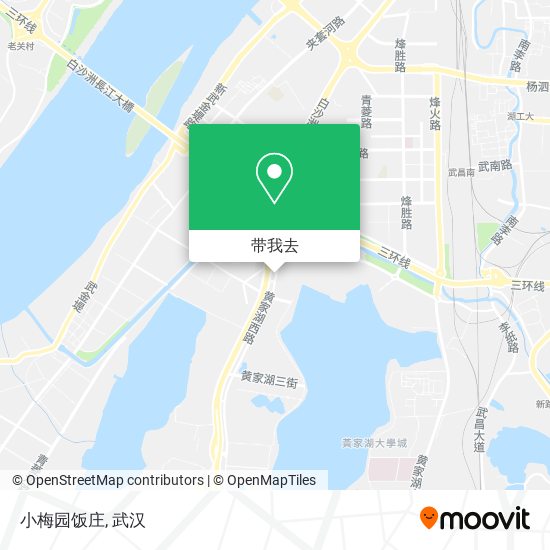 小梅园饭庄地图