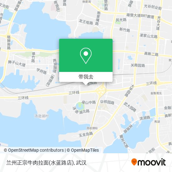 兰州正宗牛肉拉面(水蓝路店)地图