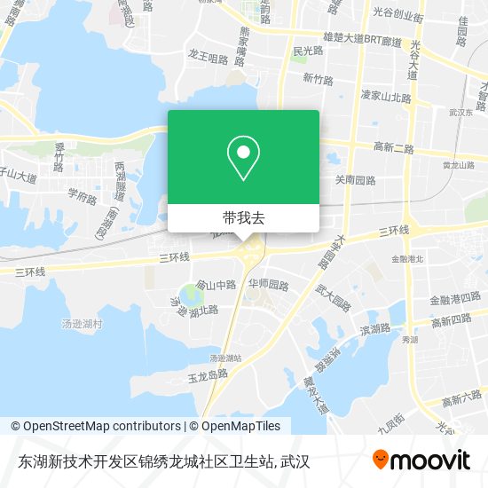 东湖新技术开发区锦绣龙城社区卫生站地图