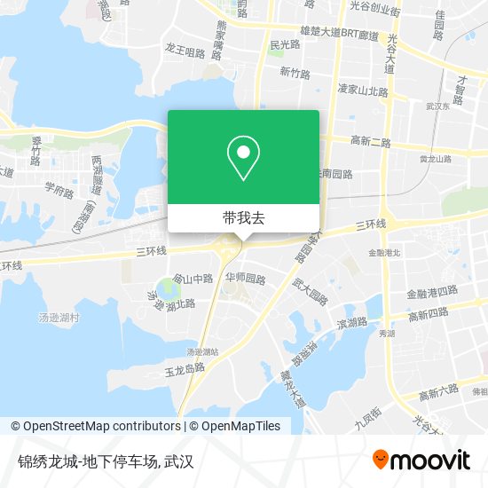 锦绣龙城-地下停车场地图
