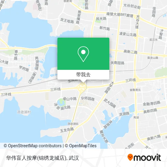 华伟盲人按摩(锦绣龙城店)地图