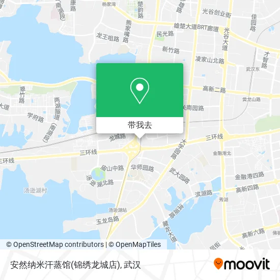 安然纳米汗蒸馆(锦绣龙城店)地图