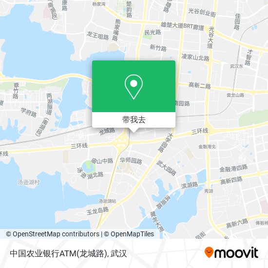 中国农业银行ATM(龙城路)地图