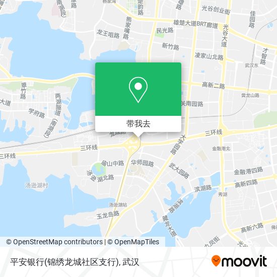 平安银行(锦绣龙城社区支行)地图