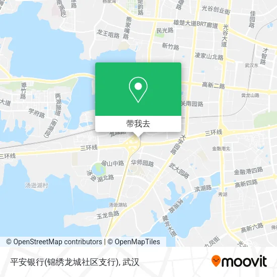 平安银行(锦绣龙城社区支行)地图