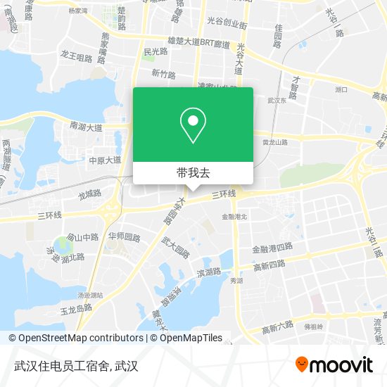武汉住电员工宿舍地图