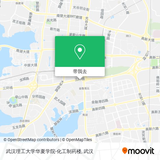武汉理工大学华夏学院-化工制药楼地图