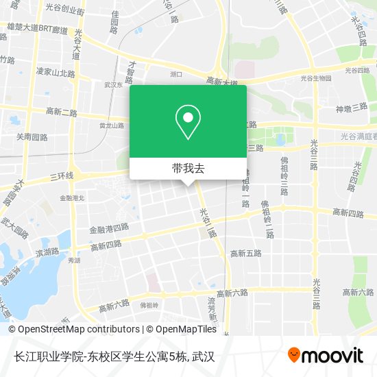 长江职业学院-东校区学生公寓5栋地图