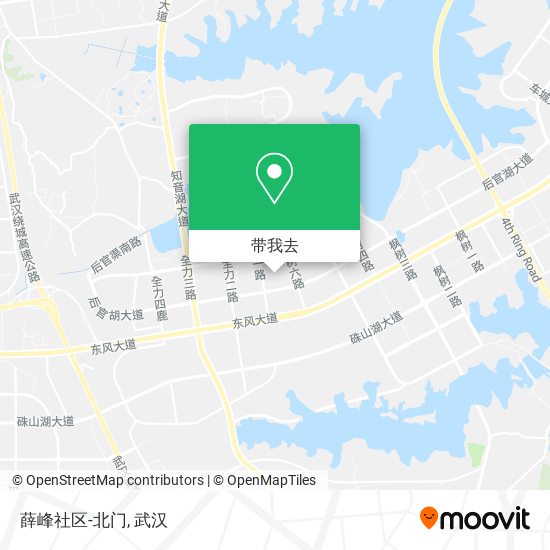 薛峰社区-北门地图