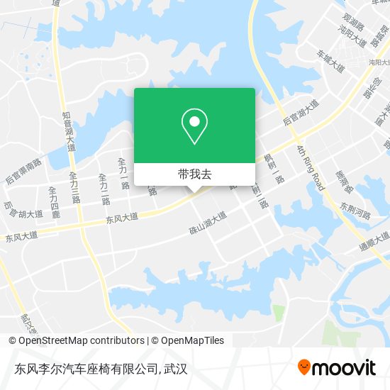 东风李尔汽车座椅有限公司地图