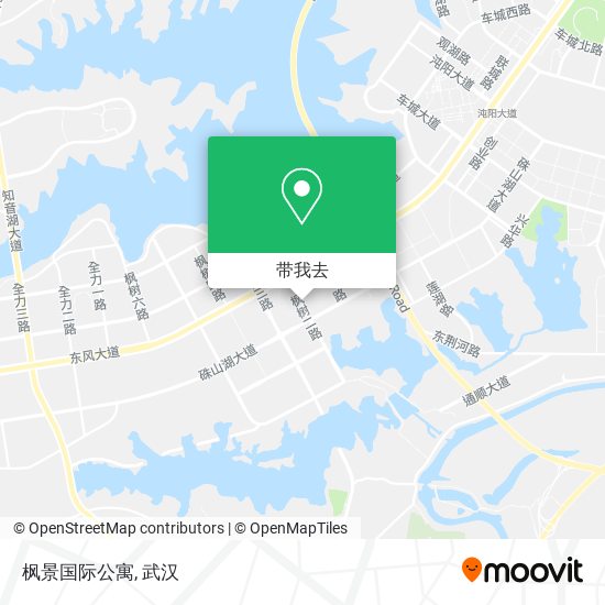 枫景国际公寓地图