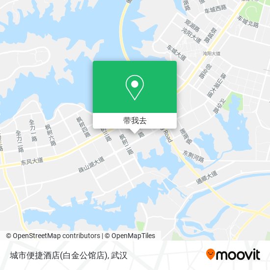 城市便捷酒店(白金公馆店)地图