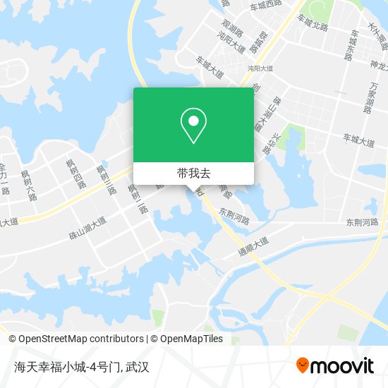 海天幸福小城-4号门地图