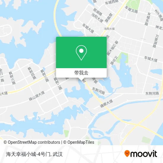 海天幸福小城-4号门地图