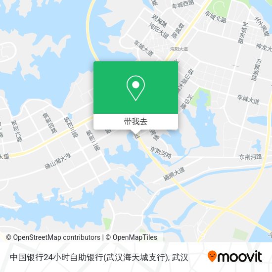 中国银行24小时自助银行(武汉海天城支行)地图