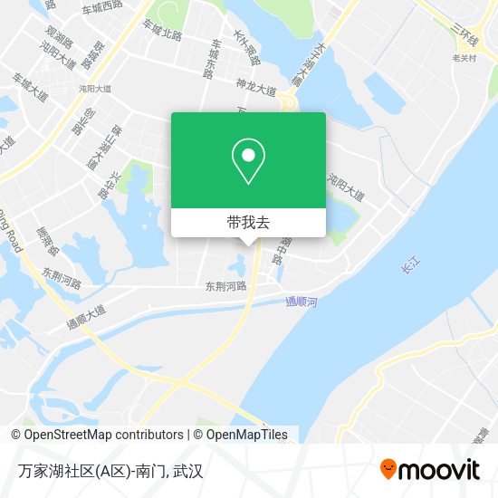 万家湖社区(A区)-南门地图
